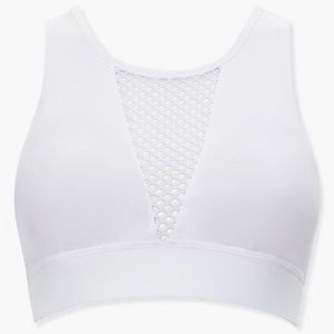 Forever 21 Mesh Cutout Sports Bra
